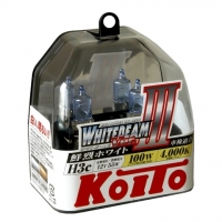 Лампы галогенные Koito Whitebeam H3c 4000K 12V 55W (100W) - 2 шт.