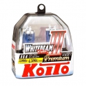 Галогенные лампы Koito Whitebeam III H4 4500K 12V 60/55W (135/125W) - 2 шт.
